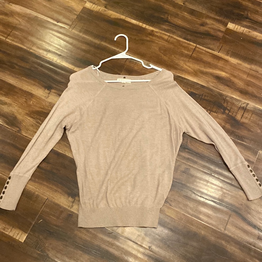 Womens taupe sweater
